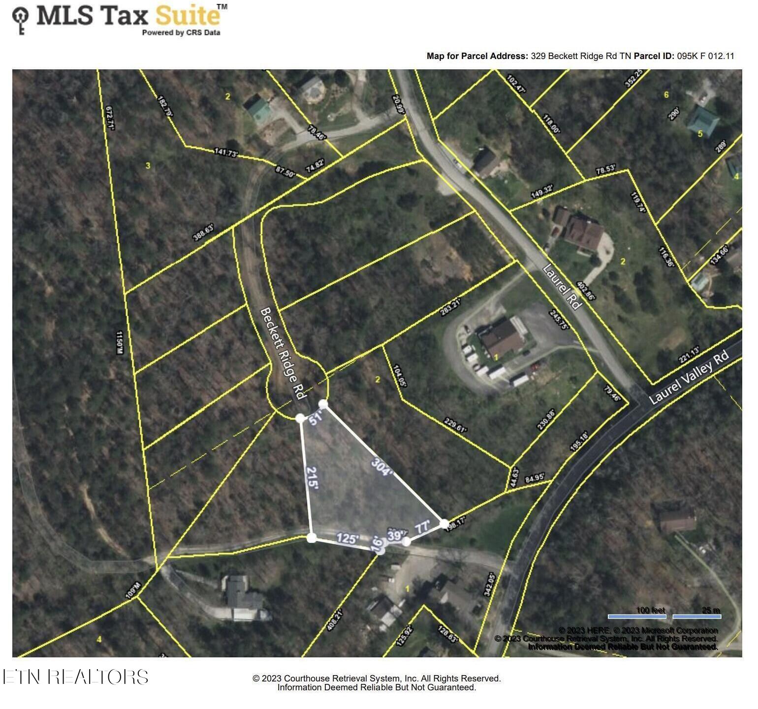 329 Beckett Ridge Road Townsend, TN 37882 - Photo 11 of 12 CRS Property Map 1