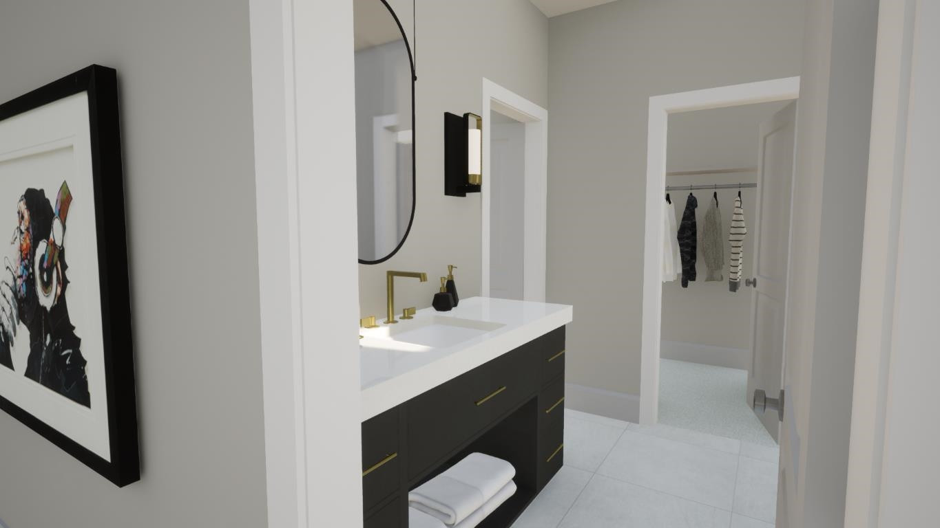 9409 Rawson Avenue Raleigh, NC 27613 - Photo 27 of 38 a bathroom with a sink toilet and shower