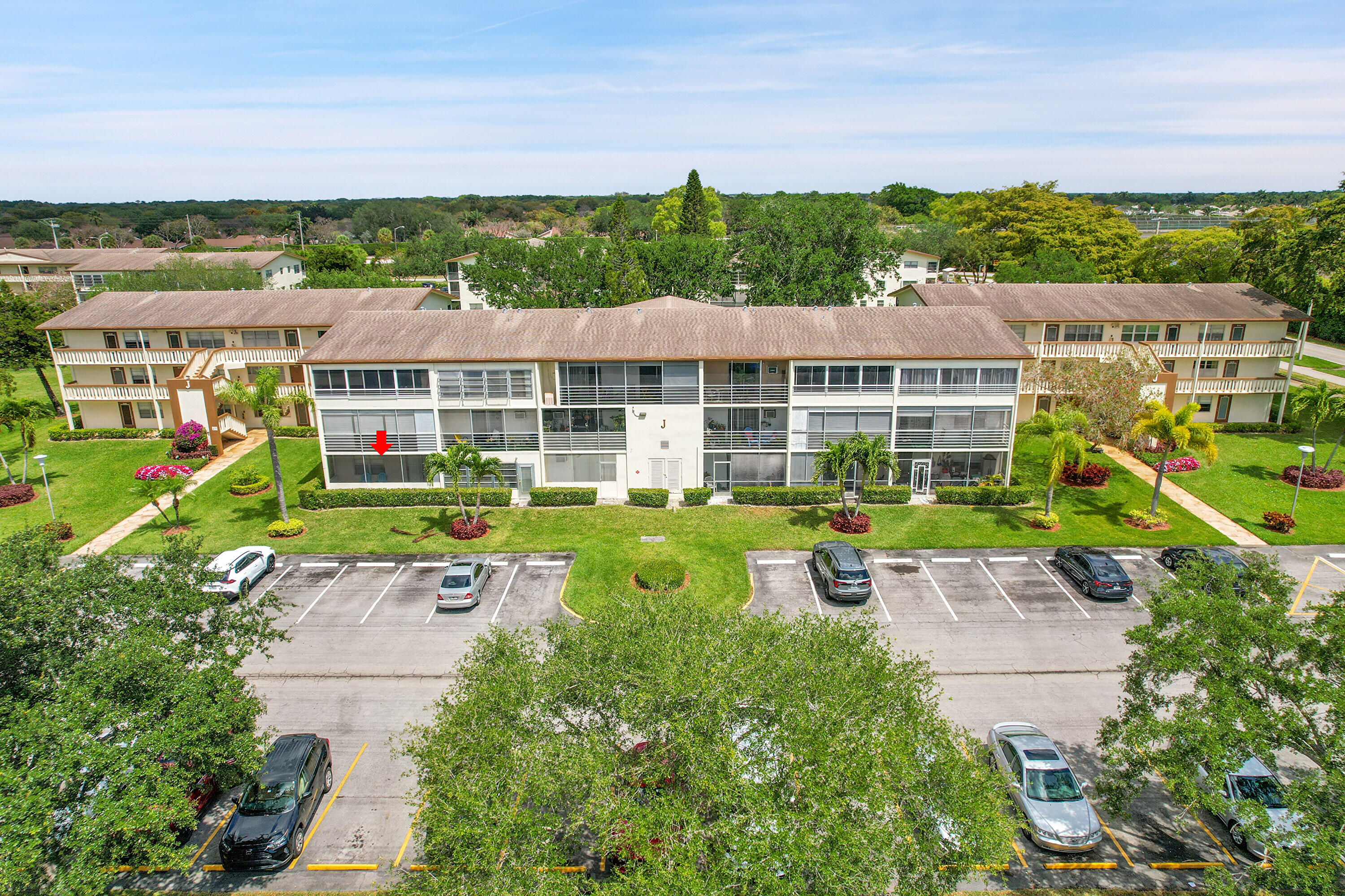 383 Mansfield Drive, Unit J Boca Raton, FL 33434 - Photo 24 of 37 Aerial View