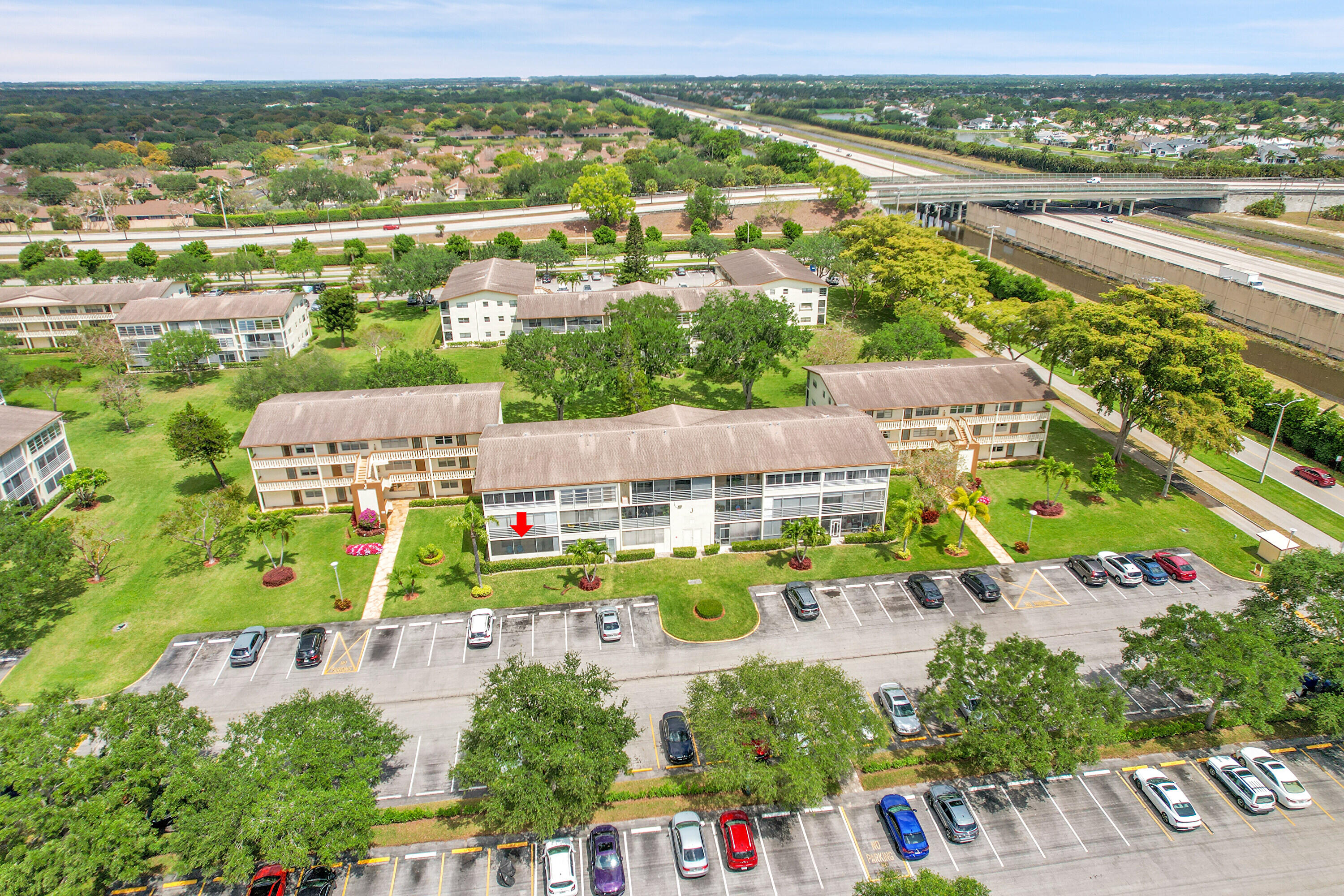 383 Mansfield Drive, Unit J Boca Raton, FL 33434 - Photo 26 of 37 Aerial View
