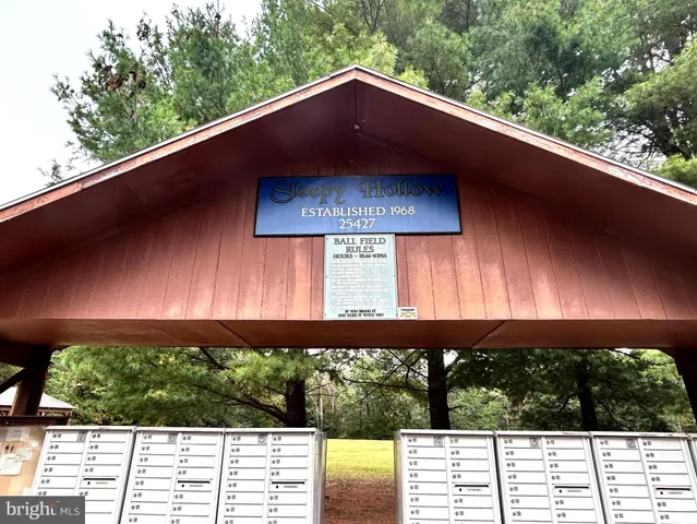 a view of a small yard from a window
