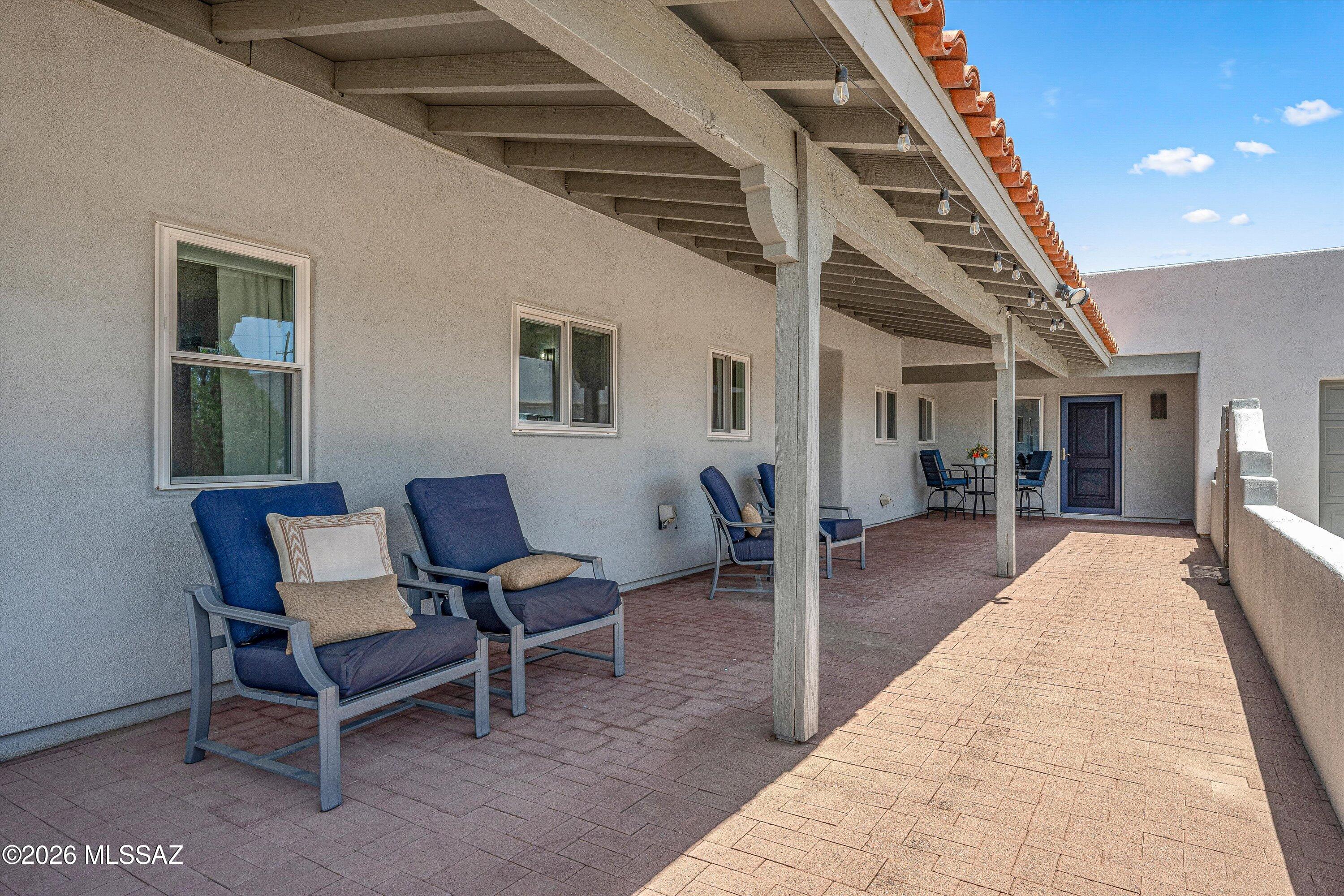 10015 East Fort Lowell Road Tucson, AZ 85749 - Photo 31 of 45 Pavers and full length patio