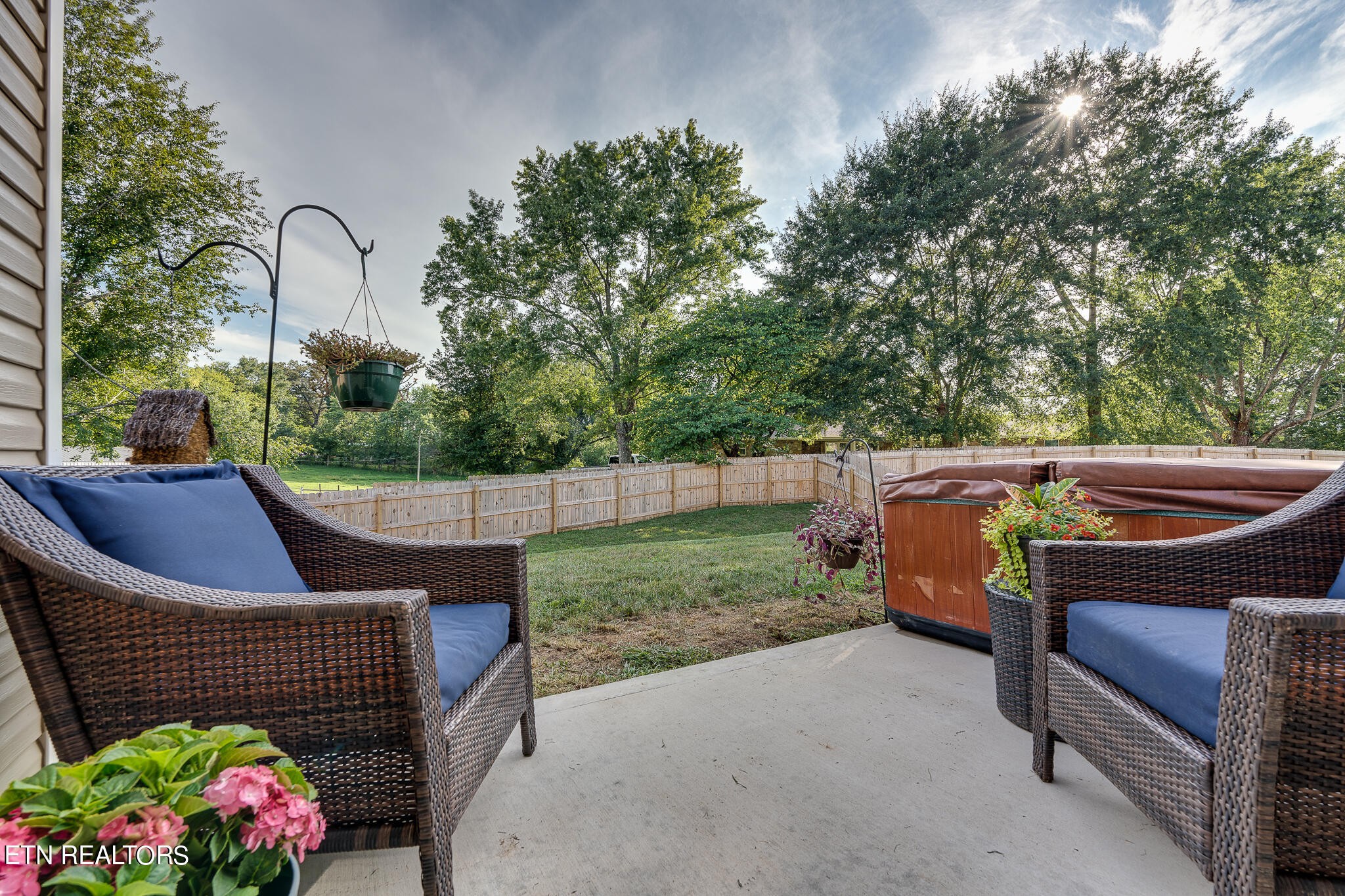 1117 Beacon Road Sevierville, TN 37876 - Photo 20 of 55 a view of a patio with two chairs in a patio