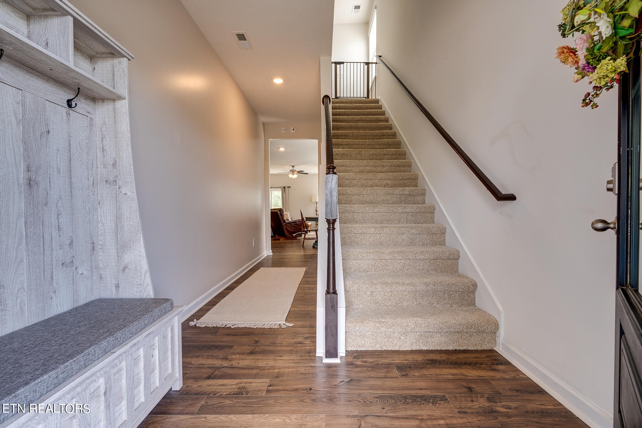 1117 Beacon Road Sevierville, TN 37876 - Photo 5 of 55 a view of entryway and hall with wooden floor