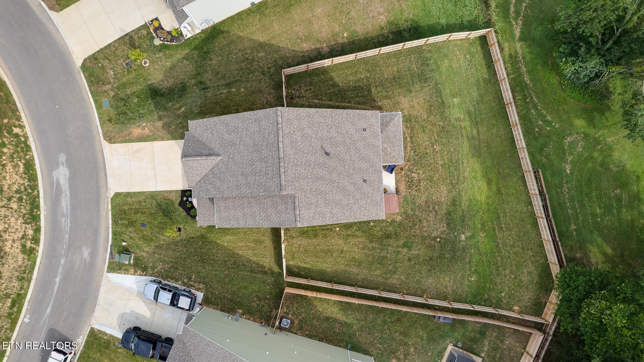 1117 Beacon Road Sevierville, TN 37876 - Photo 54 of 55 an aerial view of a house having yard