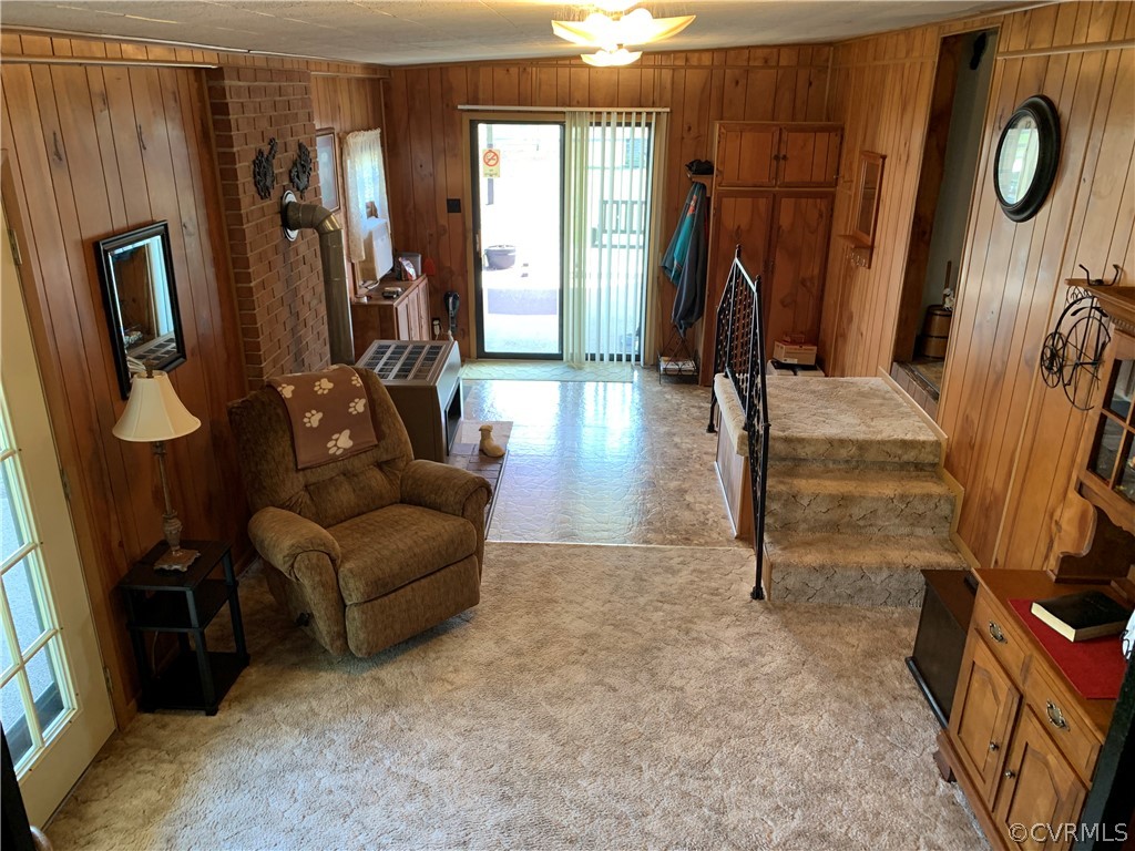 1079 CCC Road Crewe, VA 23930 - Photo 17 of 33 a living room with furniture a window and a flat screen tv