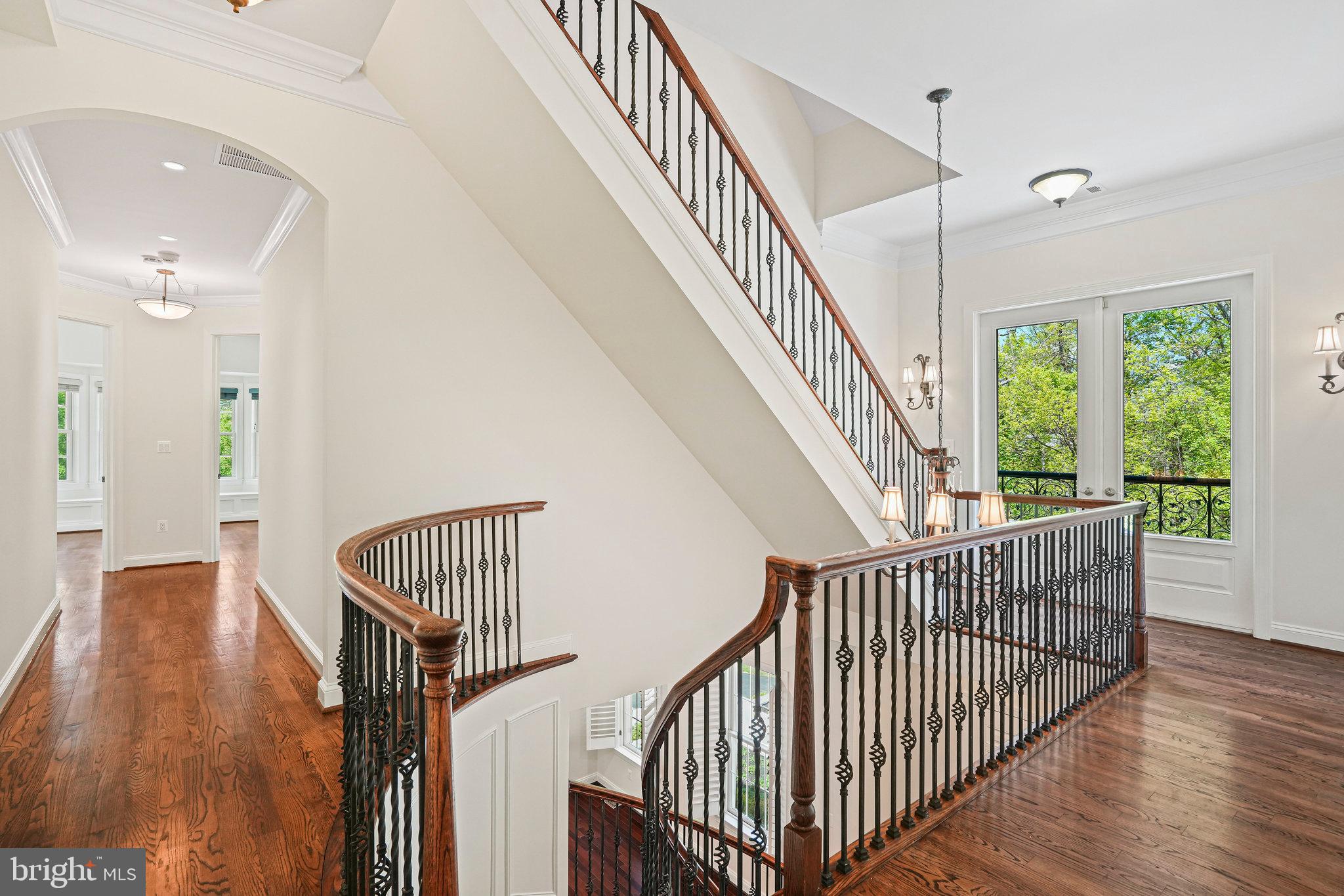 13551 Triadelphia Mill Road Clarksville, MD 21029 - Photo 25 of 74 a view of entryway with wooden floor and stairs