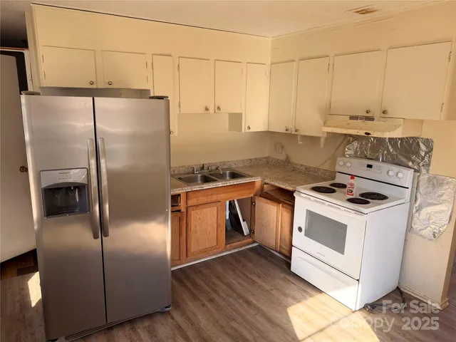 a view of a room with rack on the wall