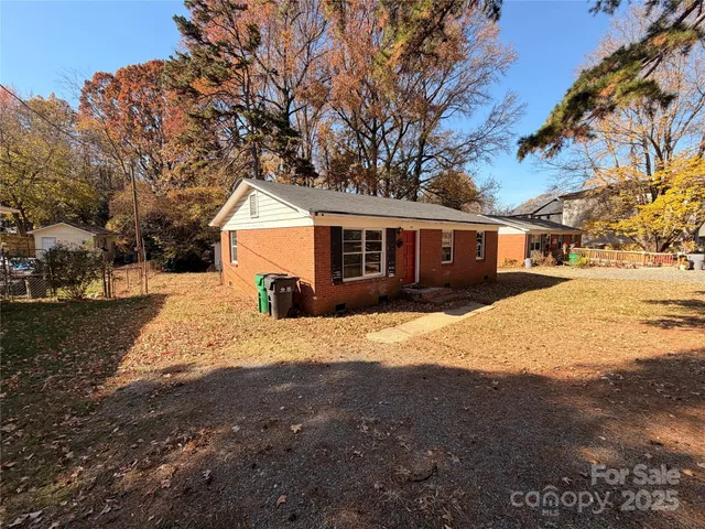 a view of street with houses