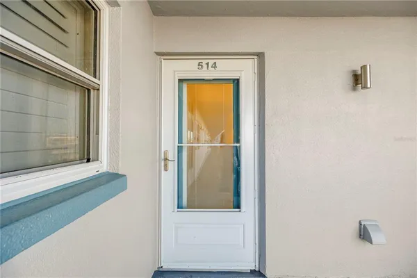 a view of front door