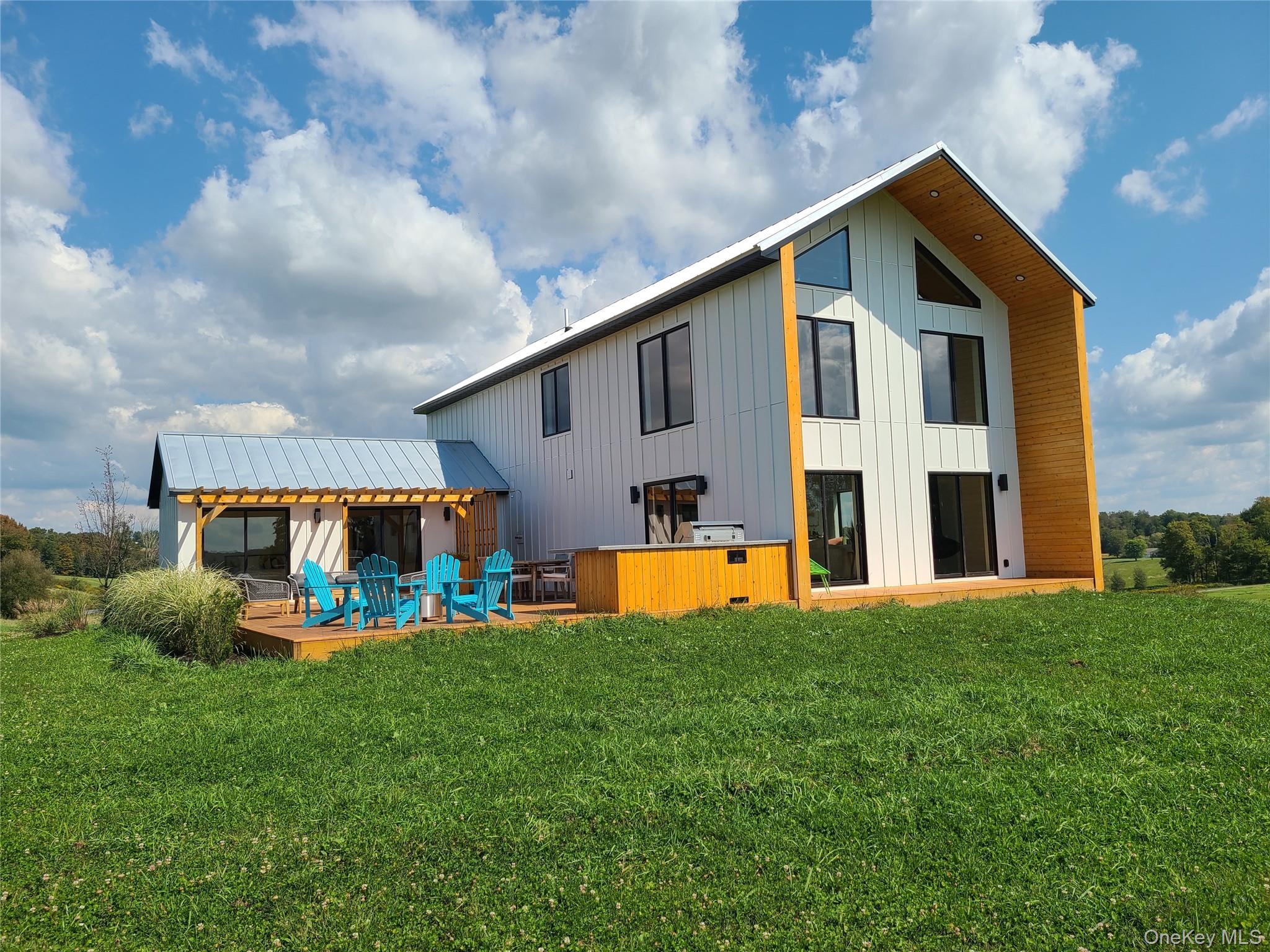 356 Gabel Road Callicoon, NY 12723 - Photo 7 of 49 Back of Modern Farmhouse Lot 5