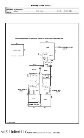 $160,000 | 607 Arrowhead Drive, Unit ABC, Jackson, MS 39216