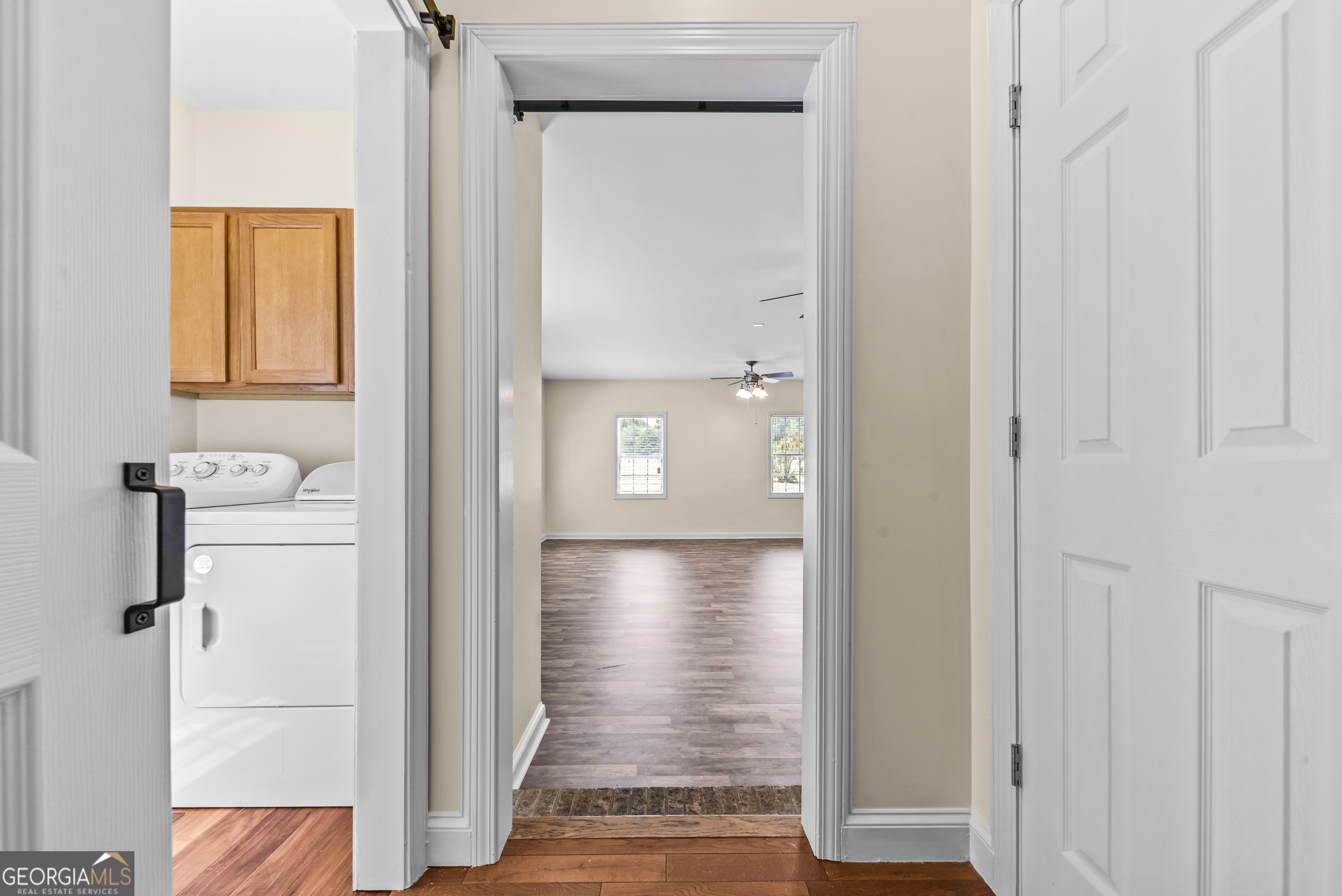 180 Cooper Road Social Circle, GA 30025 - Photo 43 of 51 a view of a hallway with wooden floor