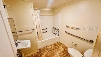 a bathroom with a sink