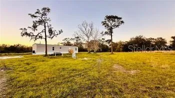 a view of yard and swimming pool