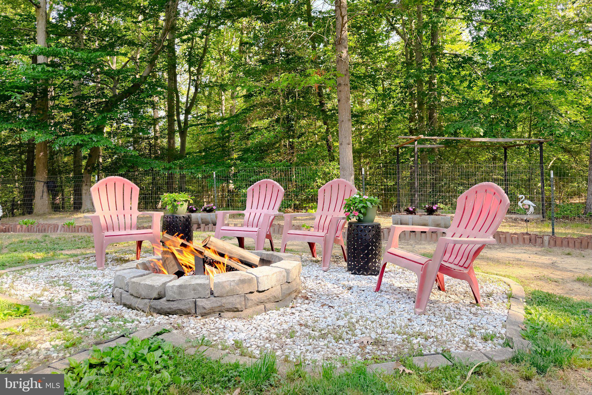 6020 Port Tobacco Road Indian Head, MD 20640 - Photo 3 of 59 Cozy fire pit surrounded by nature.