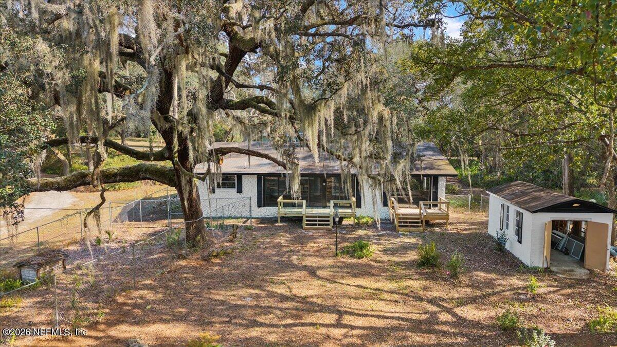 242 Taylor Fury Road Pomona Park, FL 32181 - Photo 37 of 45 04-Aerial Back