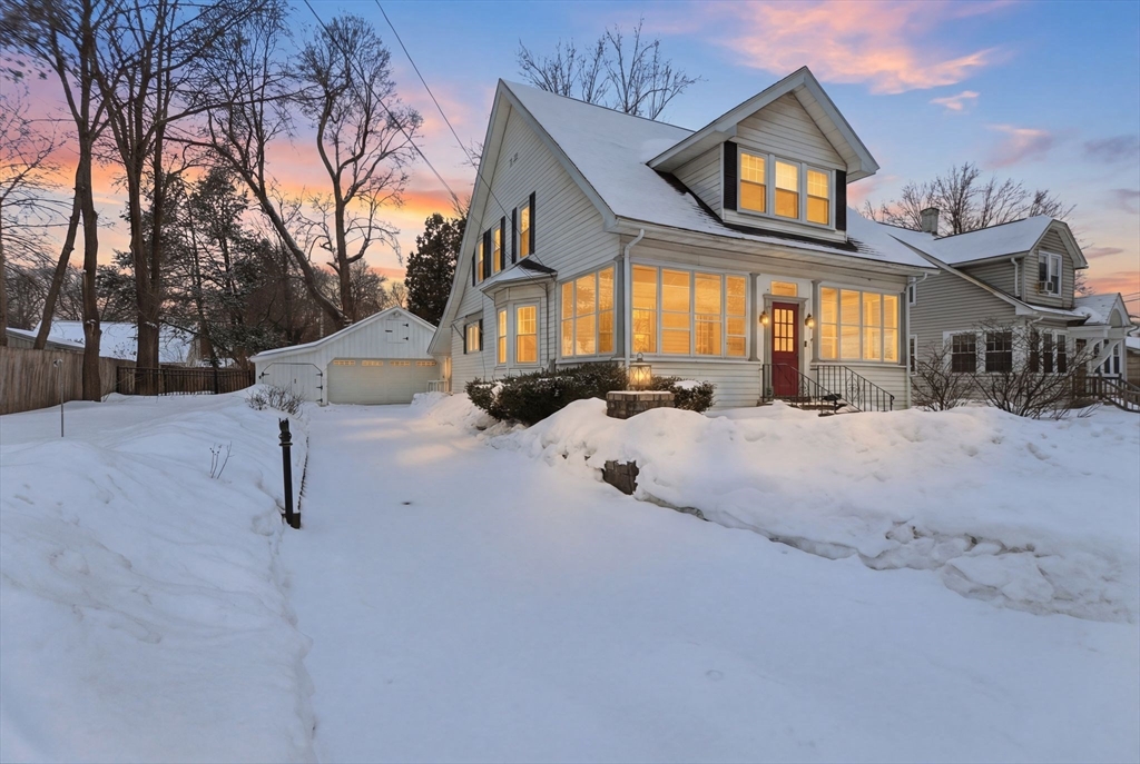 141 Lincoln Road Longmeadow, MA 01106 - Photo 22 of 26 a view of a house with a yard covered in snow