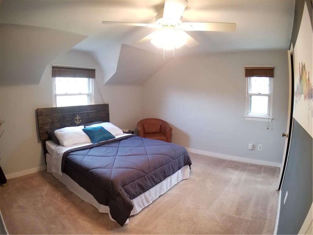 358 Vanadium Road Pittsburgh, PA 15243 - Photo 9 of 25 Master bedroom has a great size offering with lighted ceiling fan for extra cooling in the hot months.