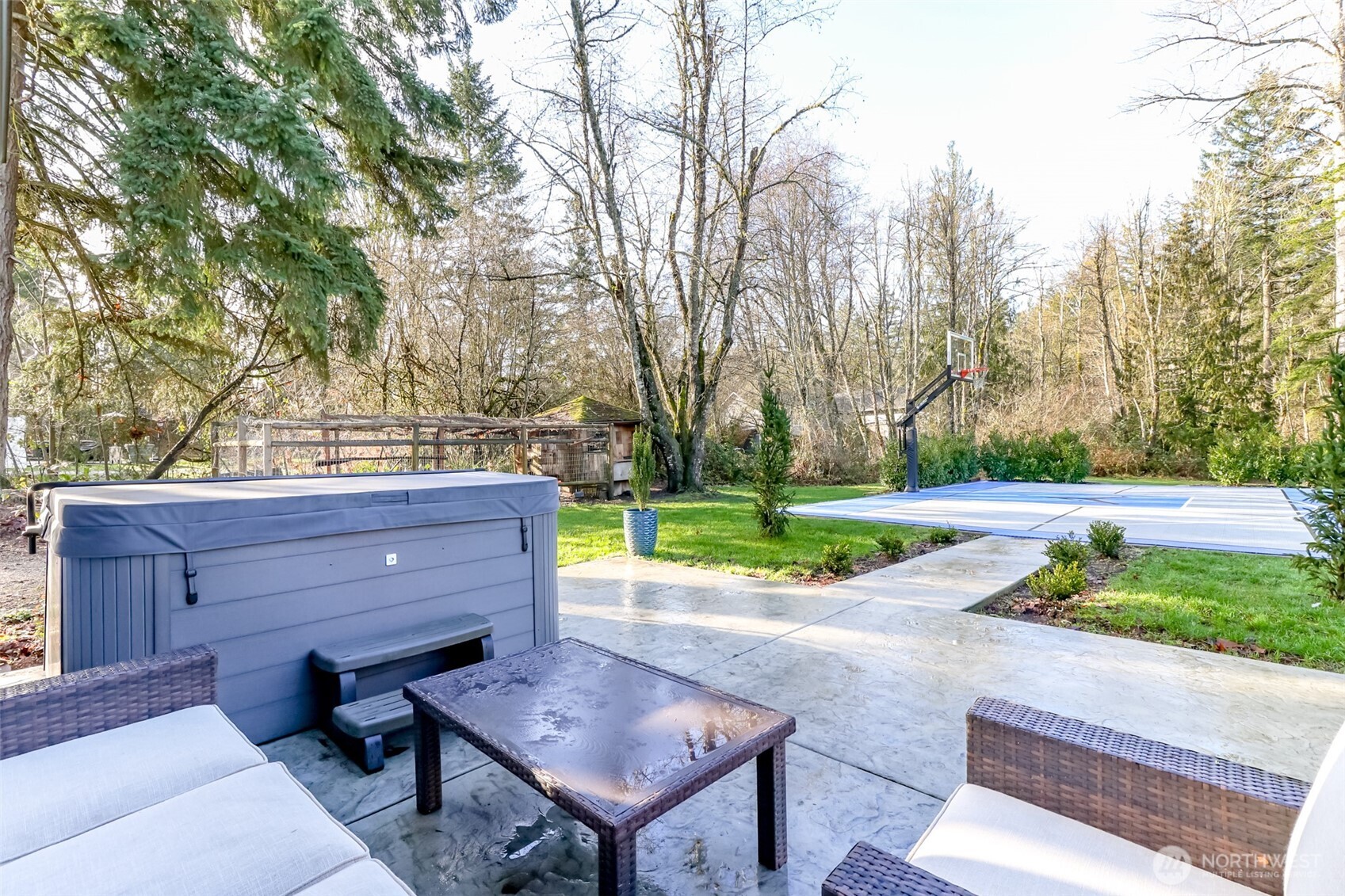 30904 37th Avenue East Graham, WA 98338 - Photo 24 of 40 a view of backyard with sitting area