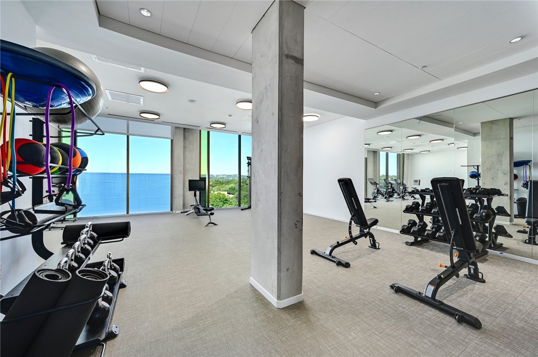 1211 West Riverside Drive, Unit 7A Austin, TX 78704 - Photo 36 of 39 Gym --- (more equipment coming soon)