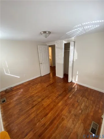 wooden floor in an empty room