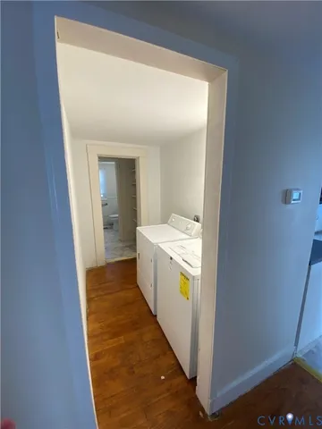 a bathroom with sink and mirror
