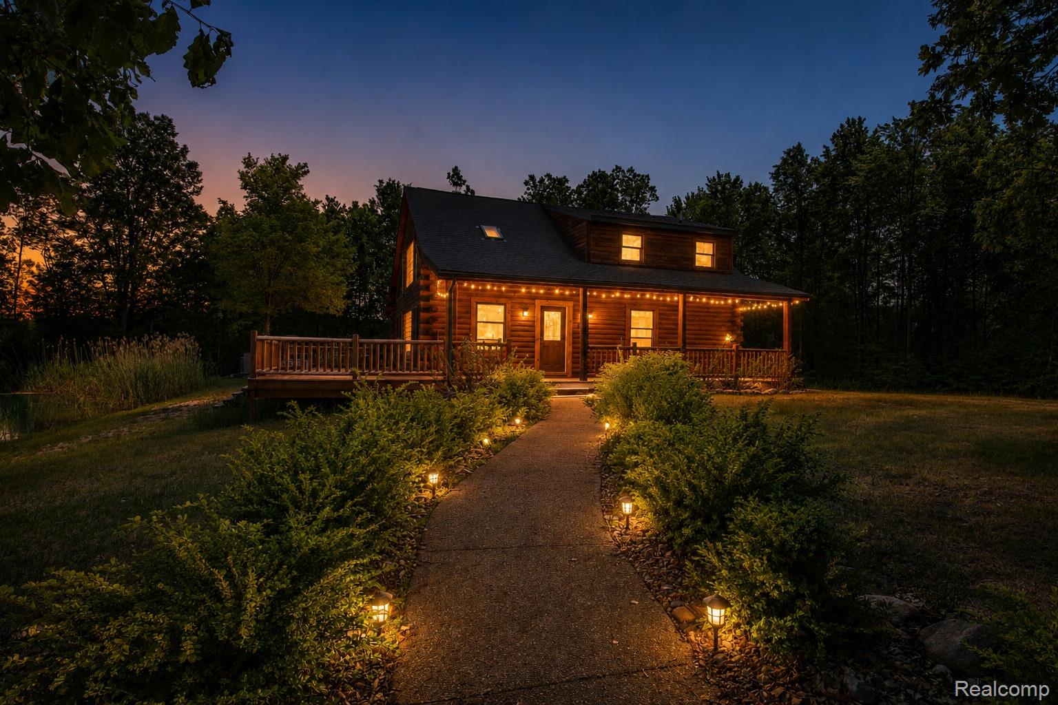 5432 North 7 Mile Road Pinconning, MI 48650 - Photo 1 of 27 5432 N 7 Mile Rd-1_Twilight.jpg