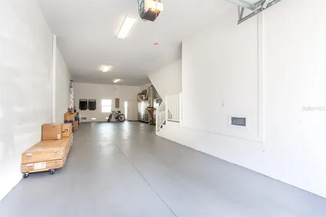 a view of a living room with furniture