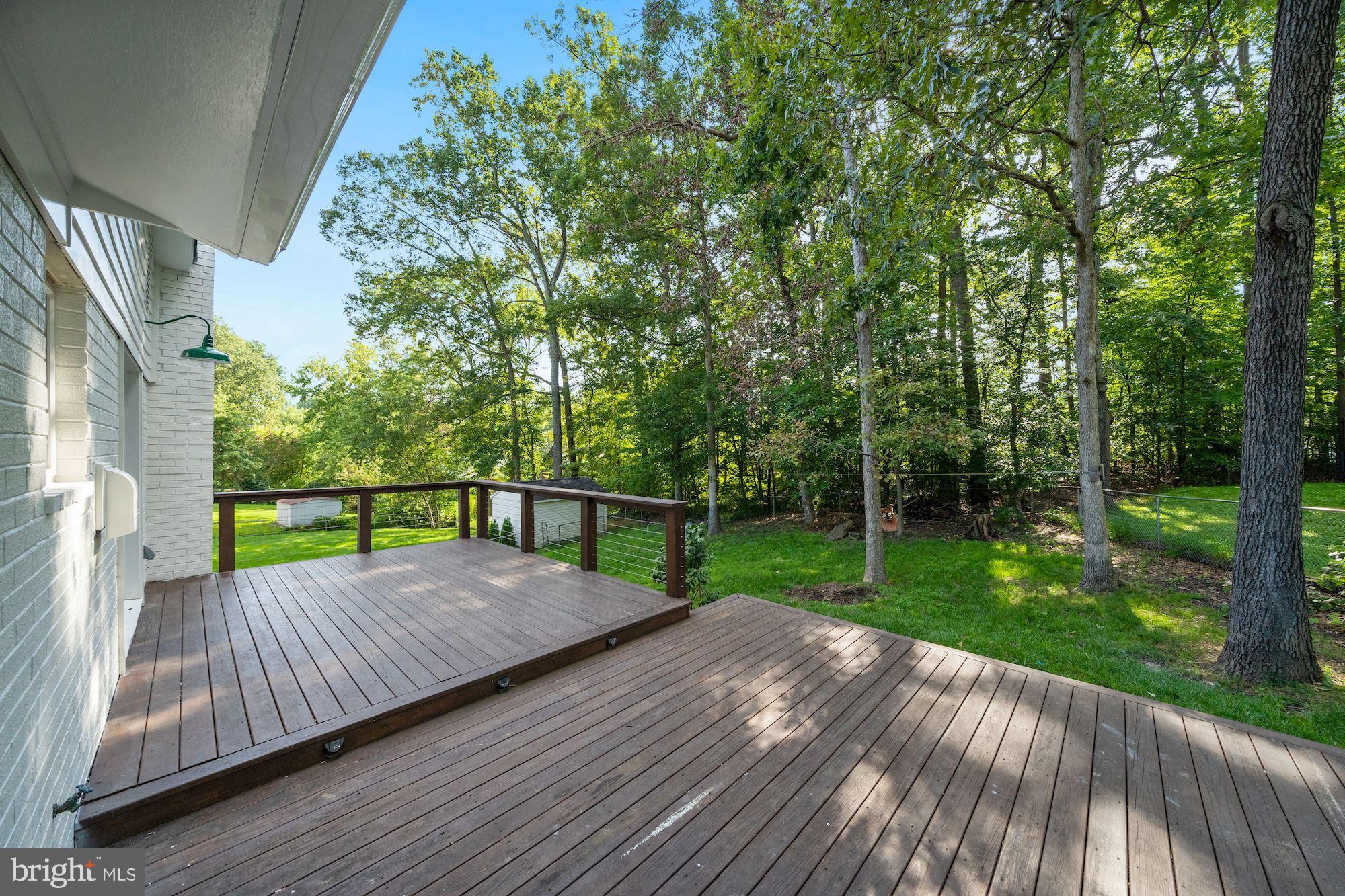 6924 Vancouver Road Springfield, VA 22152 - Photo 24 of 28 Beautiful Backyard View