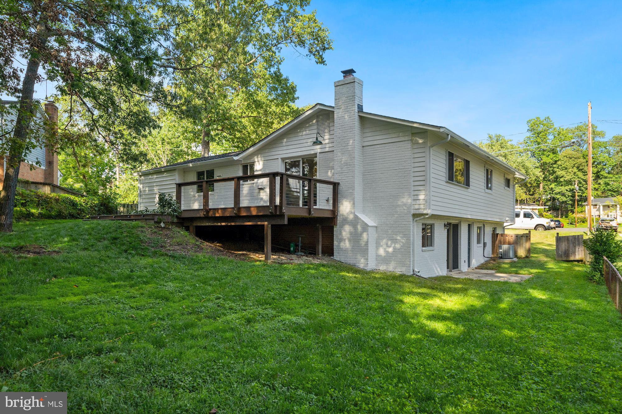 6924 Vancouver Road Springfield, VA 22152 - Photo 26 of 28 Open Backyard with Walkout Basement
