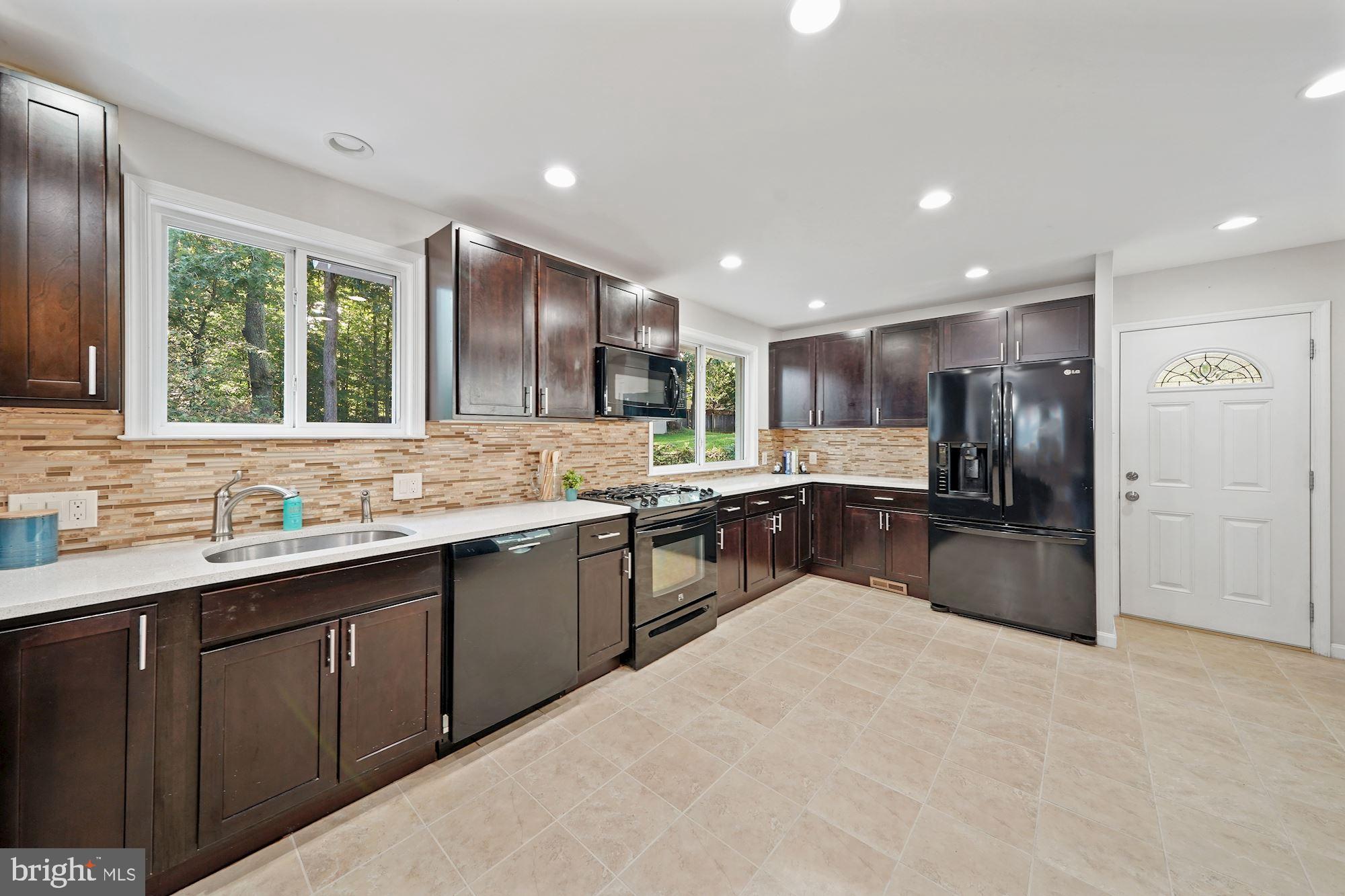 6924 Vancouver Road Springfield, VA 22152 - Photo 8 of 28 Renovated Kitchen with Granite Counters