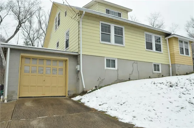 a backyard of a house