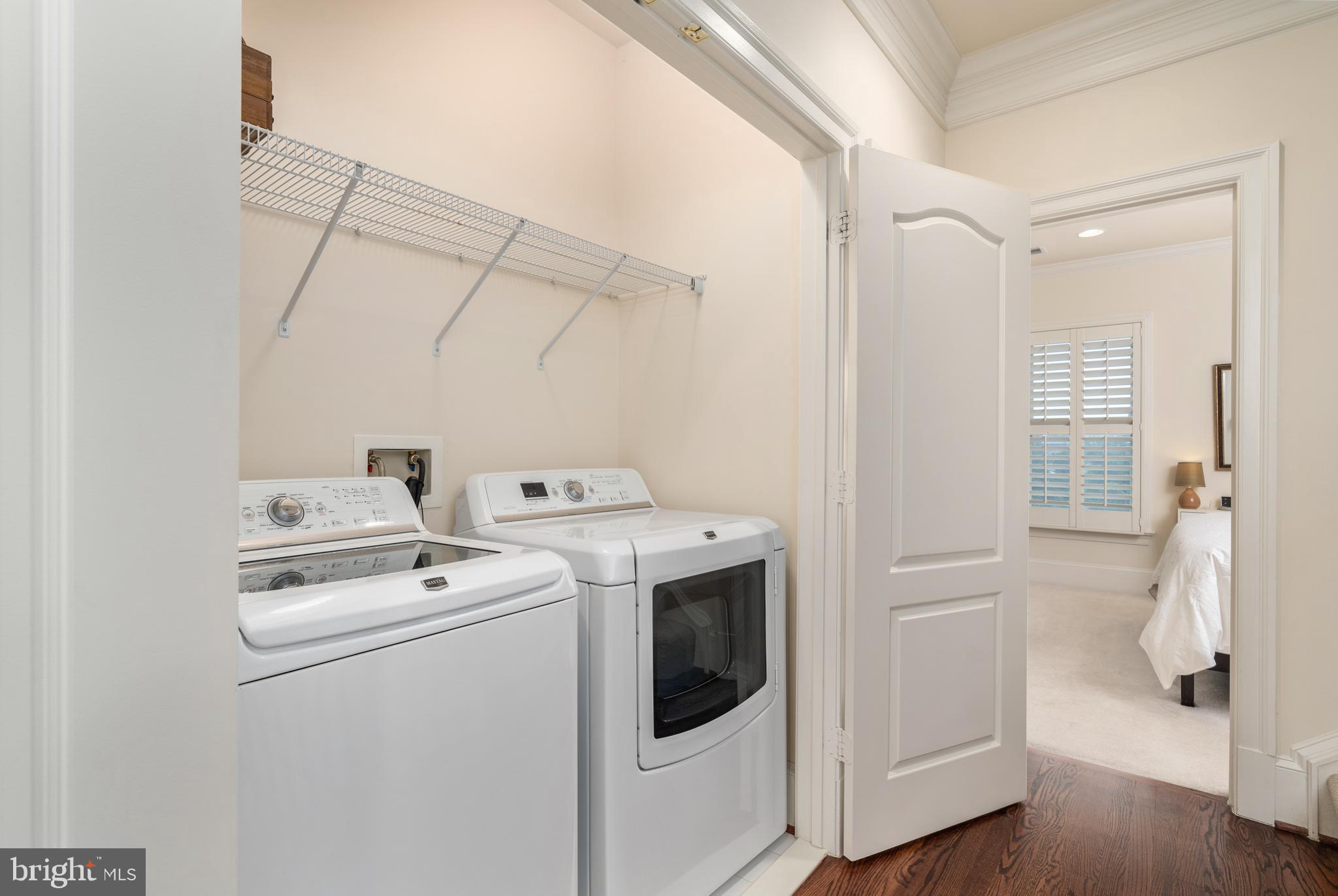1868 Carpenter Road Alexandria, VA 22314 - Photo 26 of 46 Laundry on bedroom level