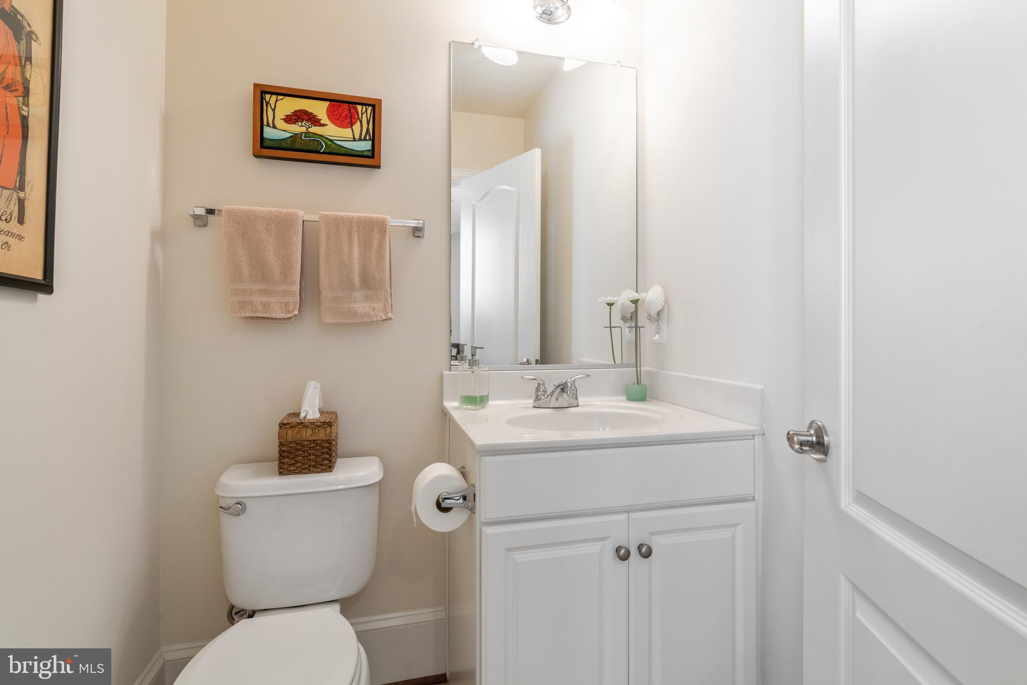1868 Carpenter Road Alexandria, VA 22314 - Photo 30 of 46 Half bath on upper level