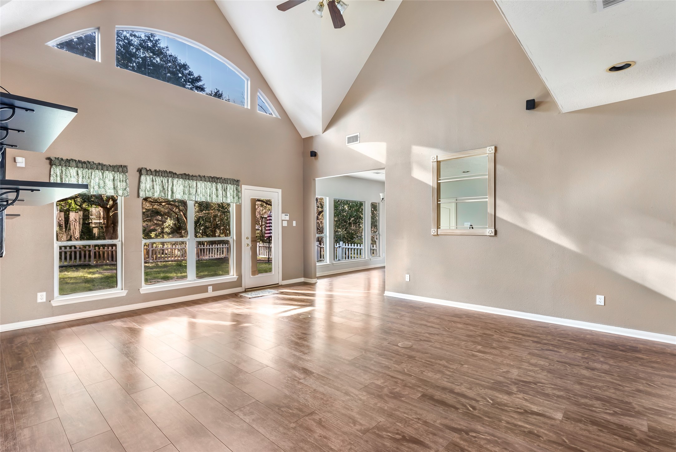 123 Burwell Road Highlands, TX 77562 - Photo 12 of 32 a view of an entryway with wooden floor