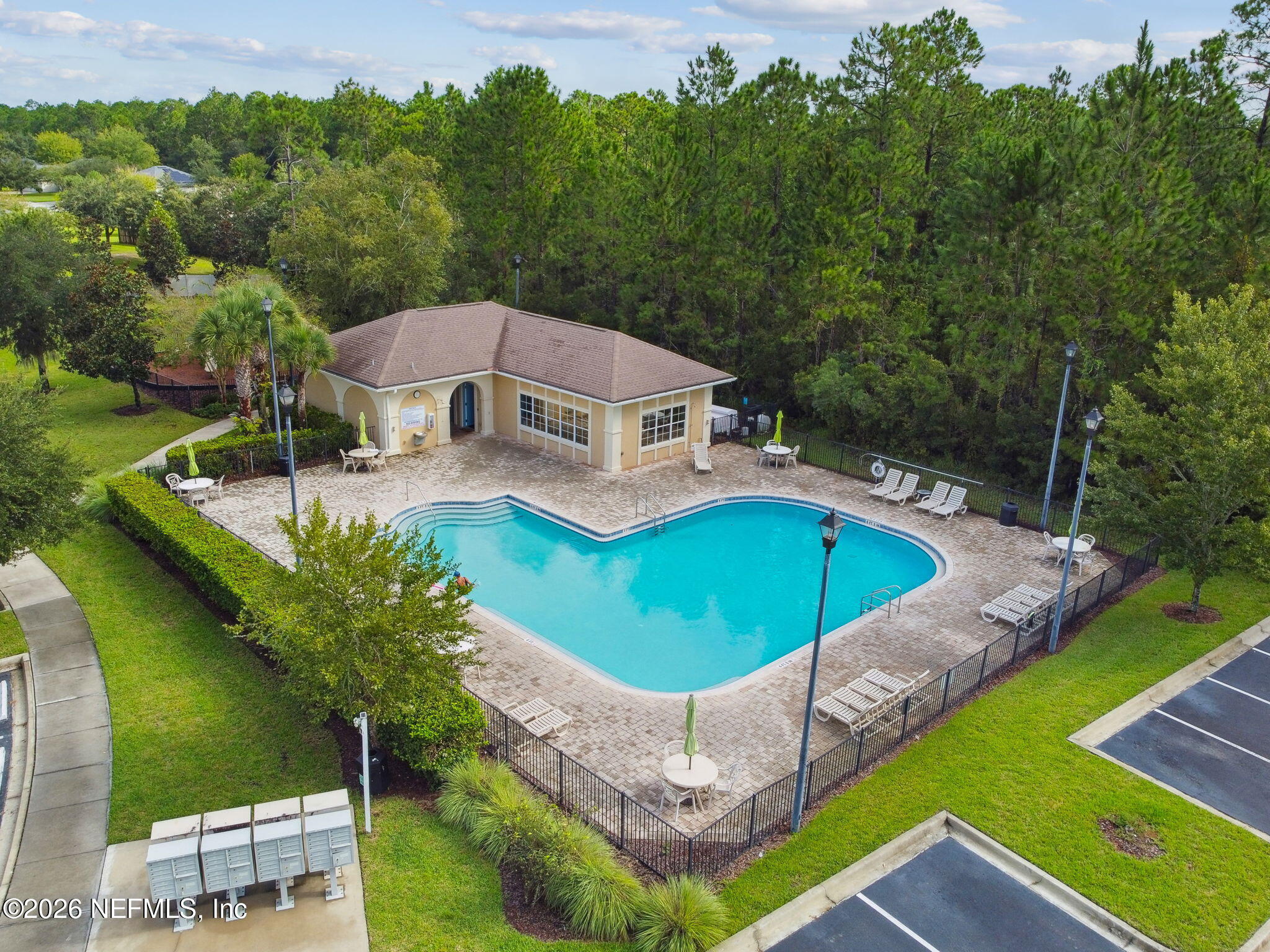 2113 Golden Lake Loop St. Augustine, FL 32084 - Photo 44 of 50 an aerial view of a house with swimming pool and deck
