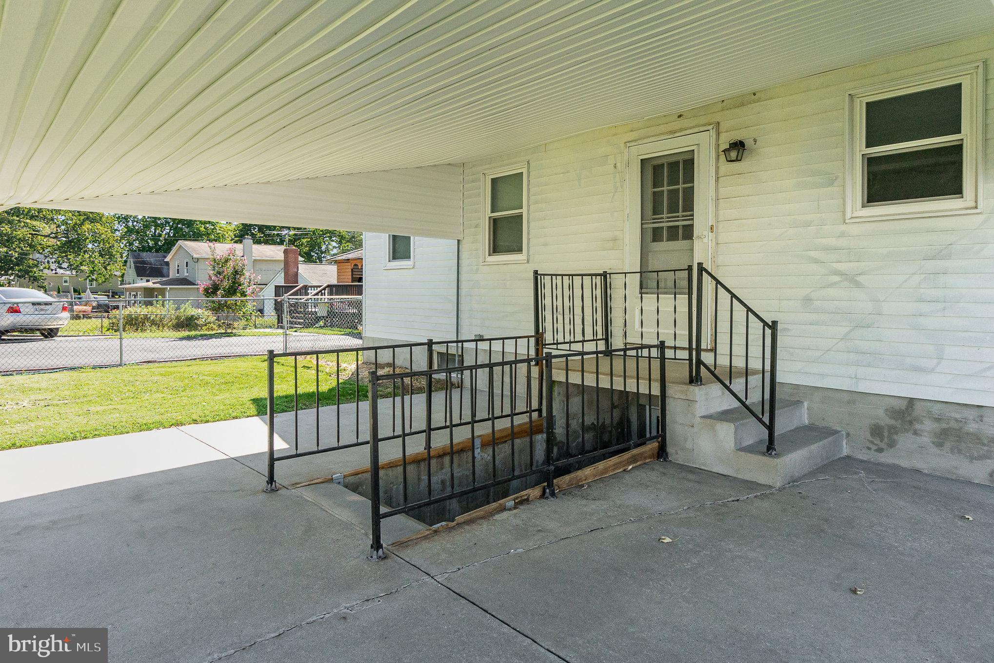 8017 Hillendale Road Parkville, MD 21234 - Photo 27 of 28 Rear Entry to Kitchen & Basement