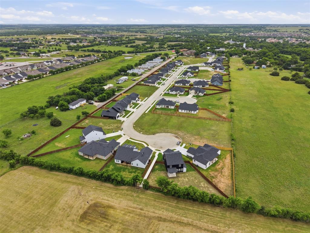 585 Highview Court Godley, TX 76044 - Photo 15 of 15 an aerial view of residential houses with outdoor space
