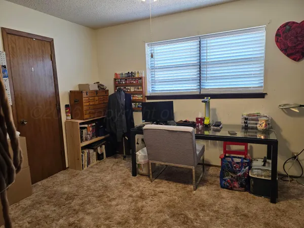 a room with furniture