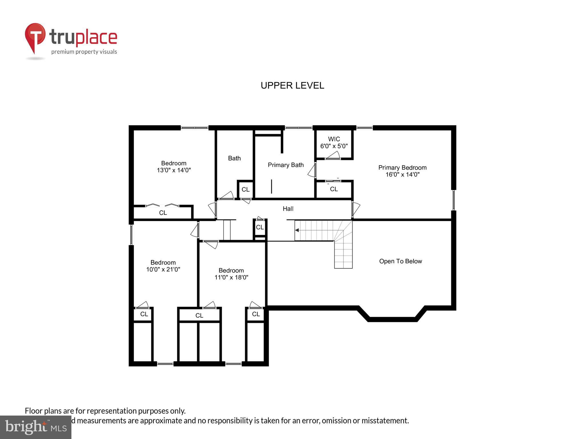 11955 Grey Squirrel Lane Reston, VA 20194 - Photo 60 of 61 Upper level floor plan