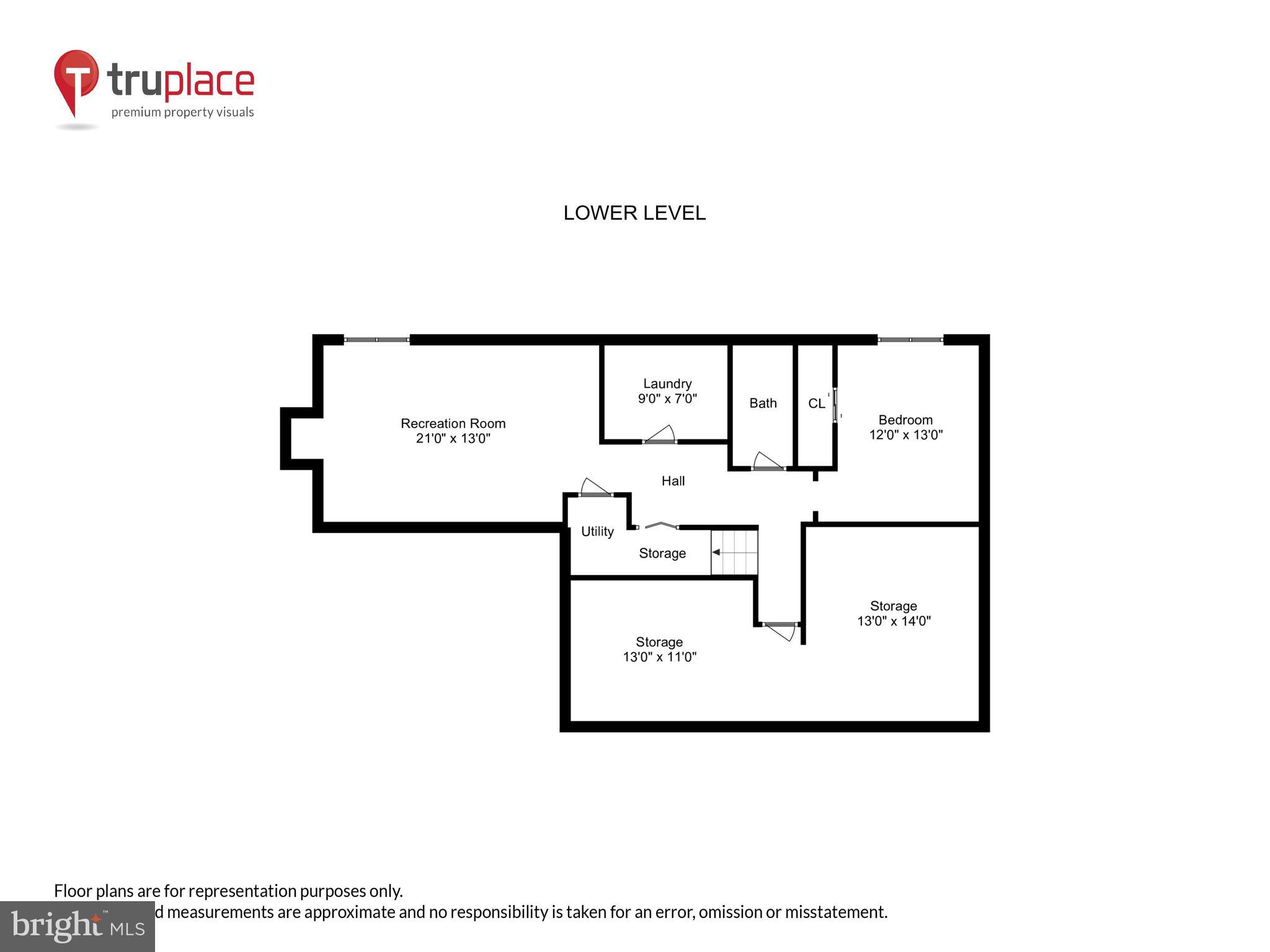 11955 Grey Squirrel Lane Reston, VA 20194 - Photo 61 of 61 Lower level floor plan