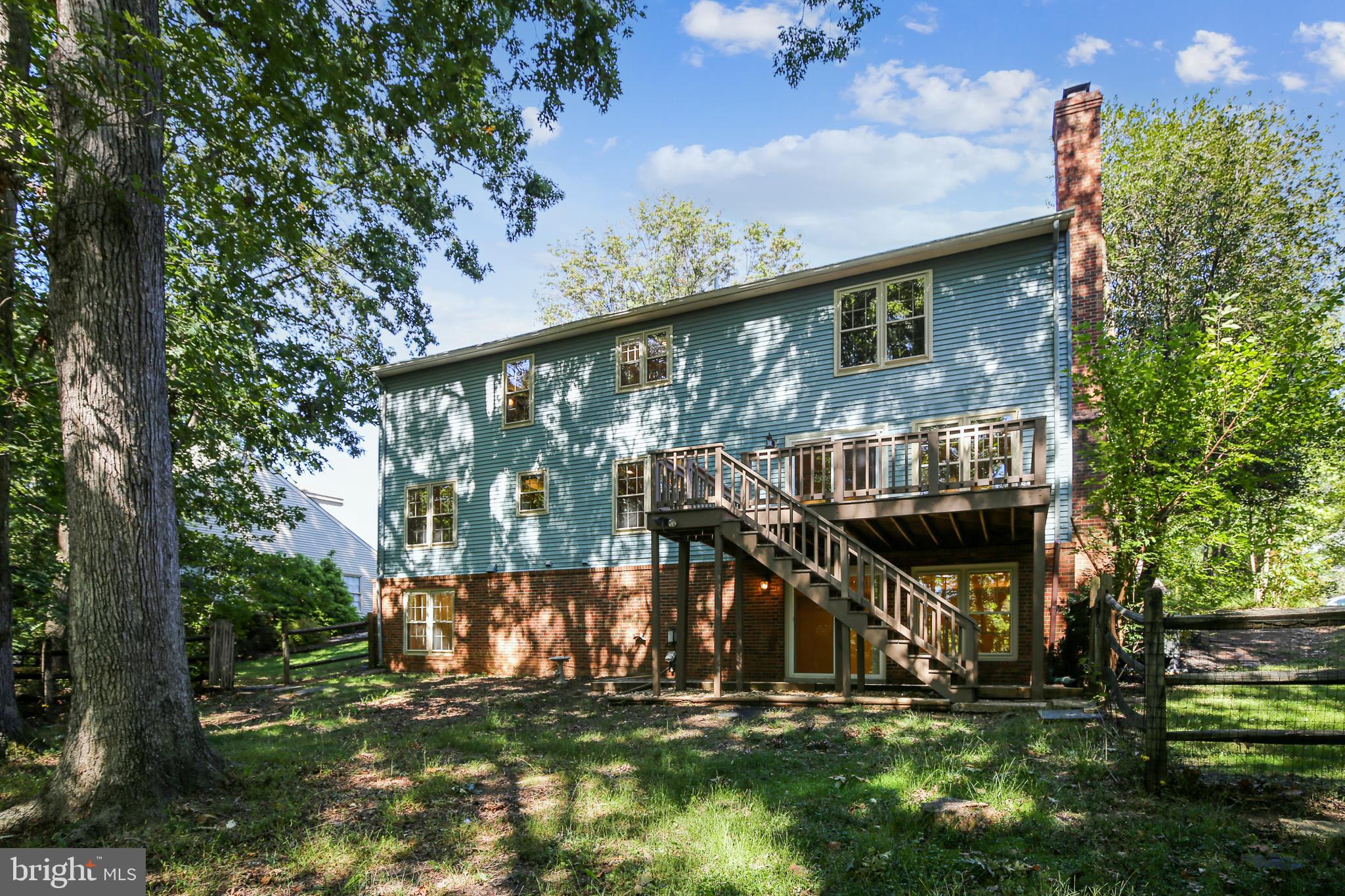 11955 Grey Squirrel Lane Reston, VA 20194 - Photo 40 of 61 The rear view shows the size of this home