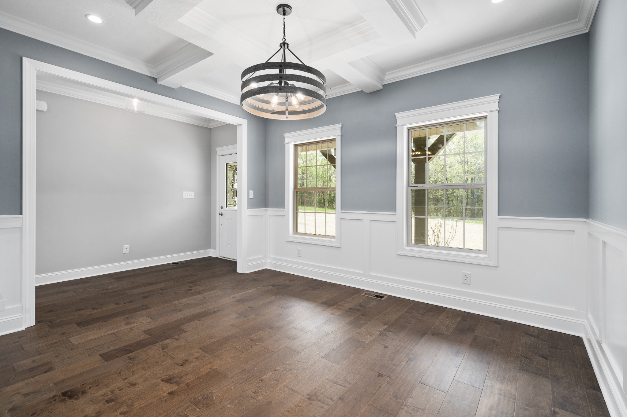 267 Alonzo Place Cunningham, TN 37052 - Photo 15 of 40 a view of an empty room with wooden floor and a window