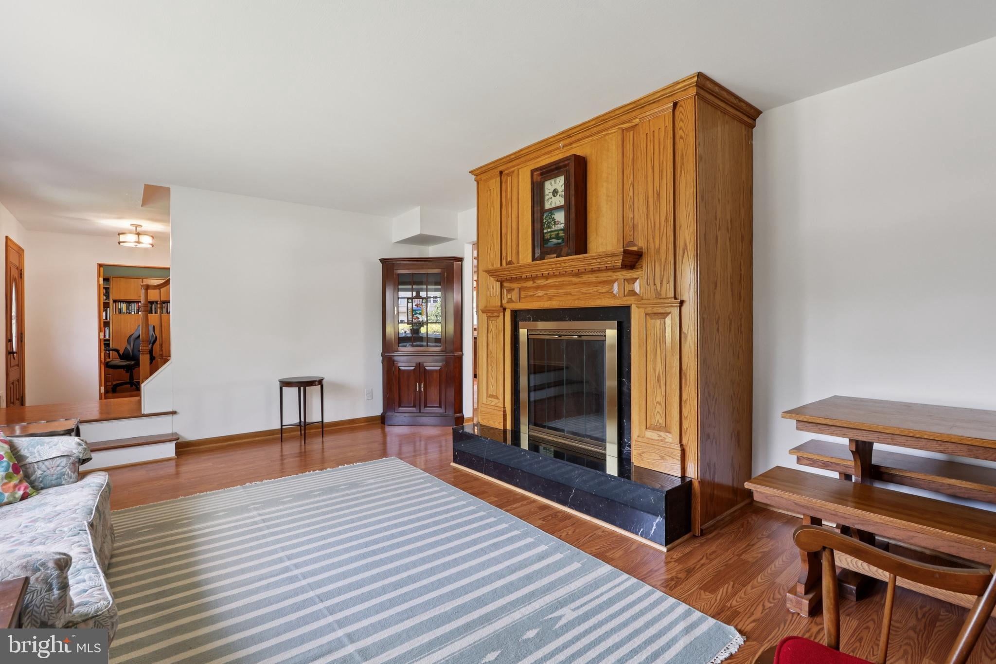 8 Coates Road Allentown, NJ 08501 - Photo 15 of 46 Living Room w/ Fireplace