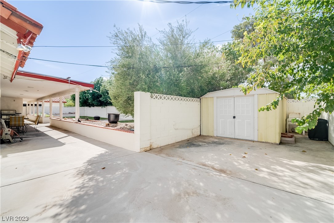3445 Westwind Road Las Vegas, NV 89146 - Photo 28 of 51 Storage Shed Optional