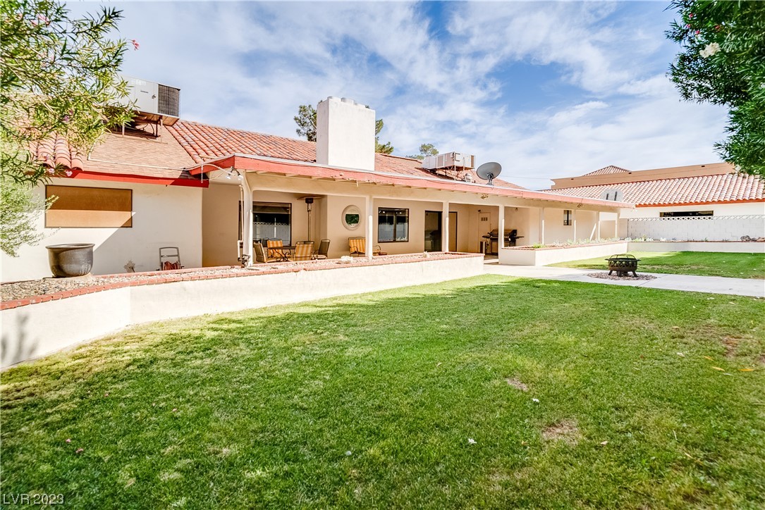 3445 Westwind Road Las Vegas, NV 89146 - Photo 30 of 51 back Yard w/ Real Grass