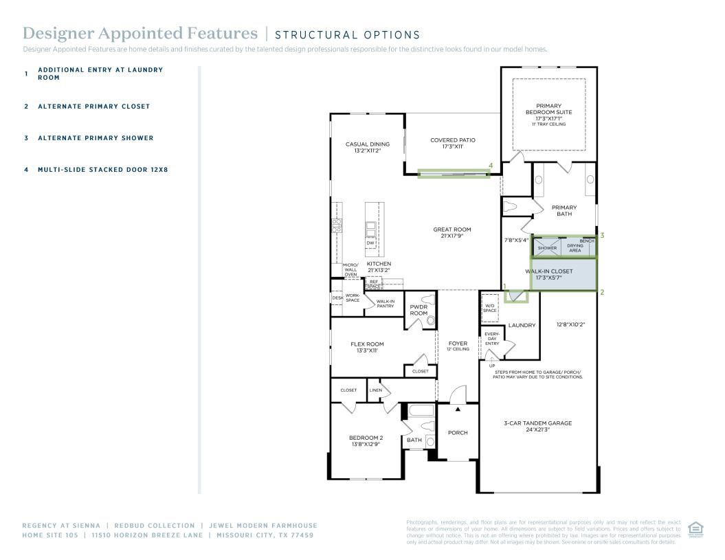 11510 Horizon Breeze Lane Rosharon, TX 77583 - Photo 11 of 11 Floor plan
