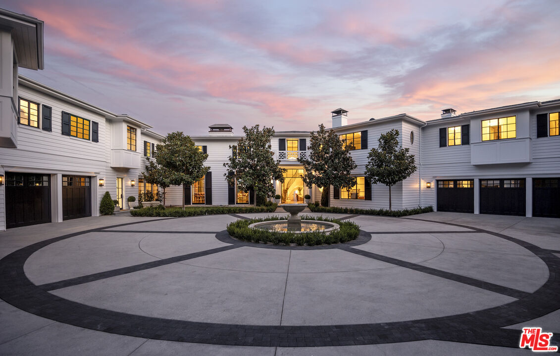 a front view of a building