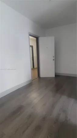 a empty closet with an empty space